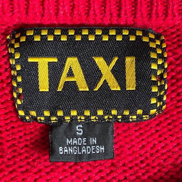 TAXI Happy WHO-lidays Owls Ugly Christmas Sweater Size Small - Picture 3 of 4